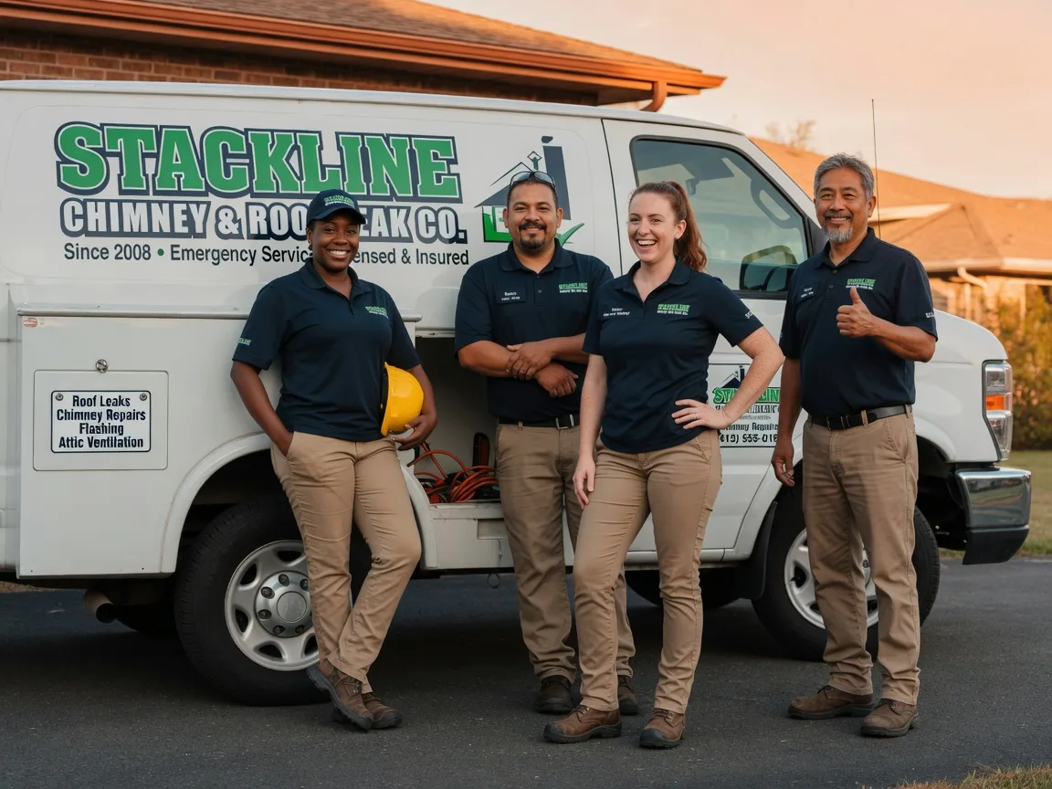 Chimney flashing repair company in Fairfield, NE